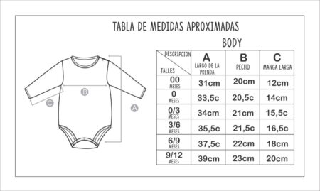 talles body gamise