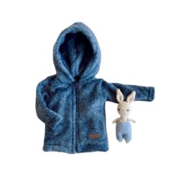 campera bebe polar peludito azul