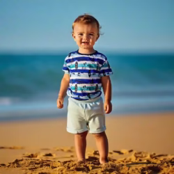 Remera para niños beach