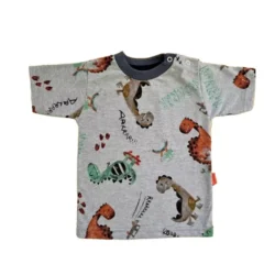 Remera bebe dinos azul