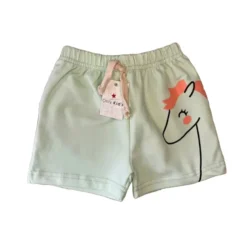 Short de nena Unicornio aqua