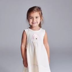 Vestidos de nena arco iris