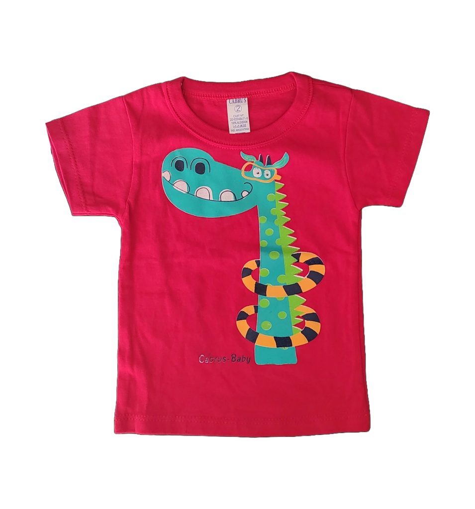 remera para bebe dino