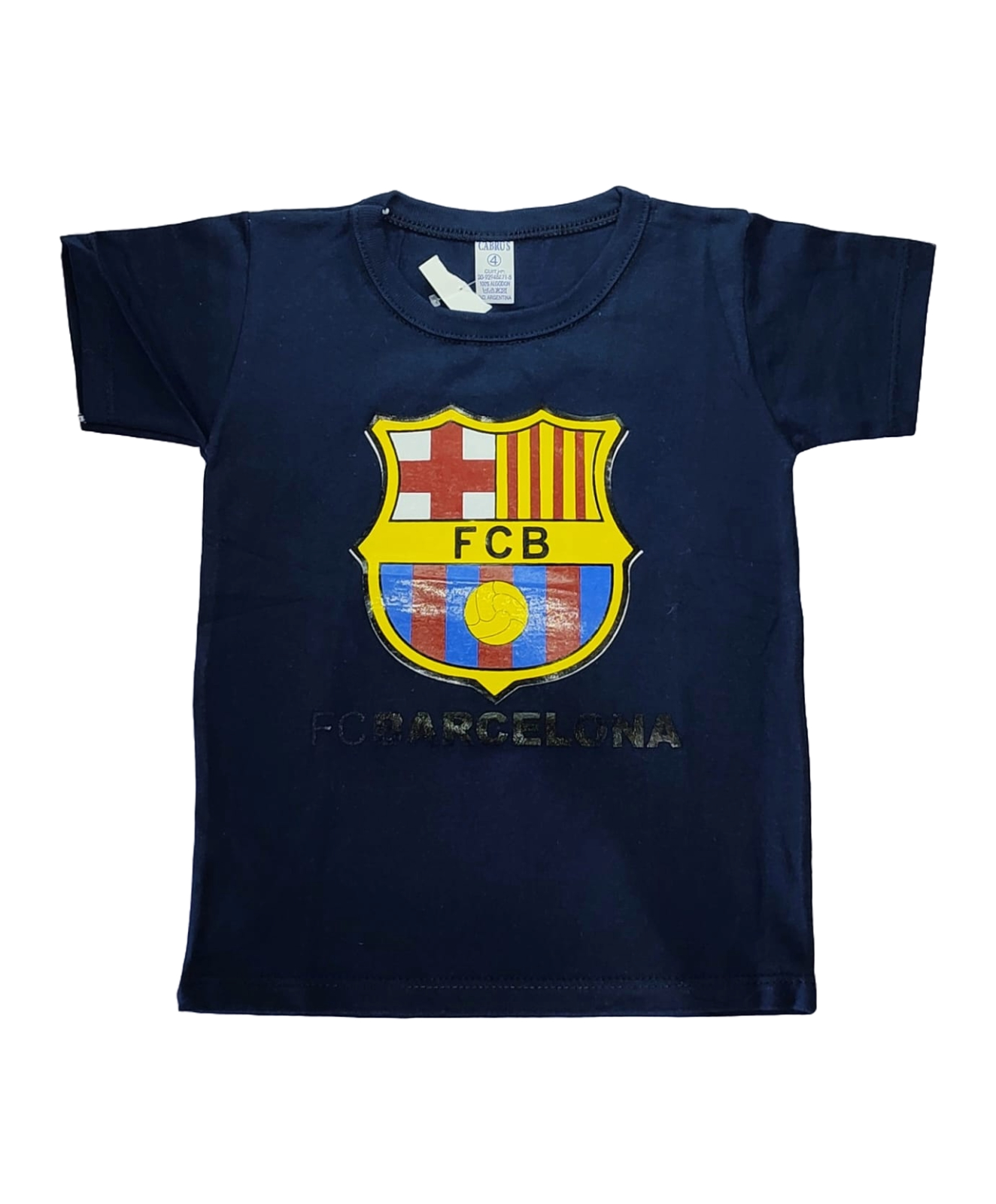 remera para nene barcelona azul