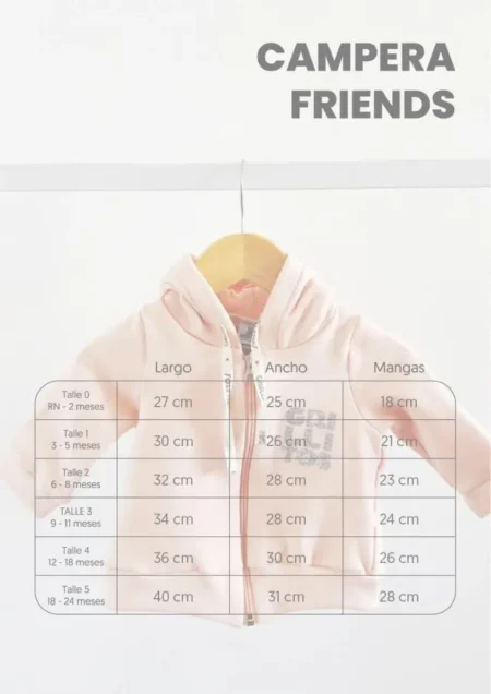 Campera de bebe Friends - Imagen 3