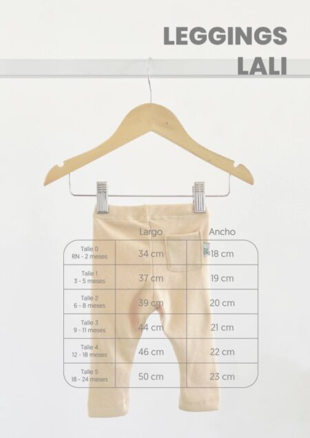 talles legins bebe lali