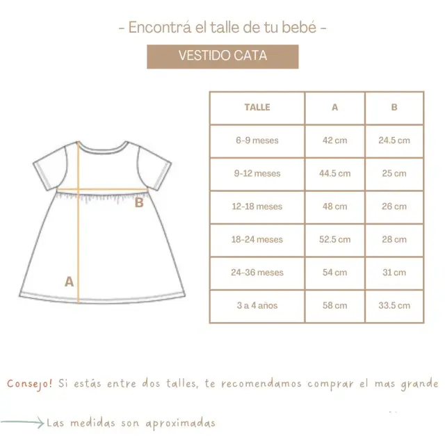 Vestidos para nena Cata rosa - Imagen 2