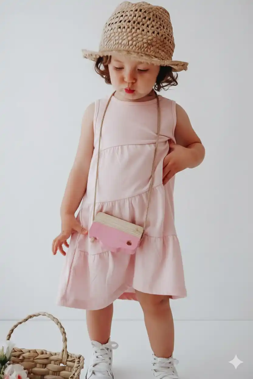 Vestidos para nena Cata rosa