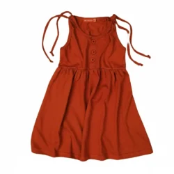 Vestido nena Valentina terracota