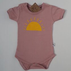 body bebe sol rosa viejo