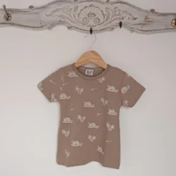 remera nena tortuguitas beige