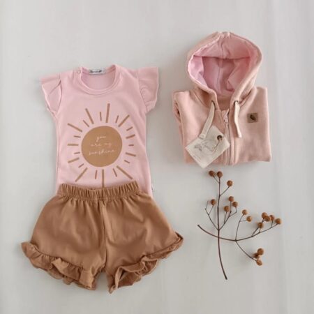 short bebe volados dulce de leche combinacion