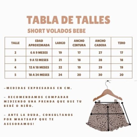 Short beba Volados - Imagen 2