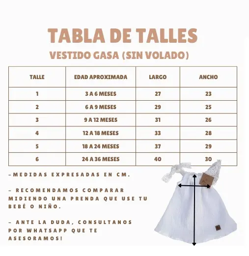 Vestido nena Gasa rosa - Imagen 2