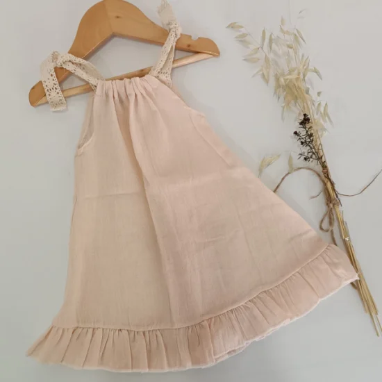 Vestido nena Gasa Volados - Imagen 4