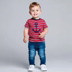 Remera bebe Ancla