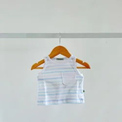 musculosa bebe silo celeste