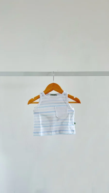musculosa bebe silo celeste