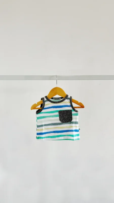 musculosa bebe silo verde