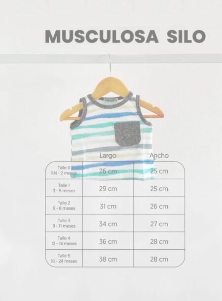 Musculosa bebe Silo - Imagen 2
