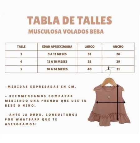 Remera beba Volados - Imagen 2