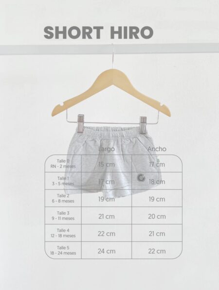 Short bebe Hiro - Imagen 2