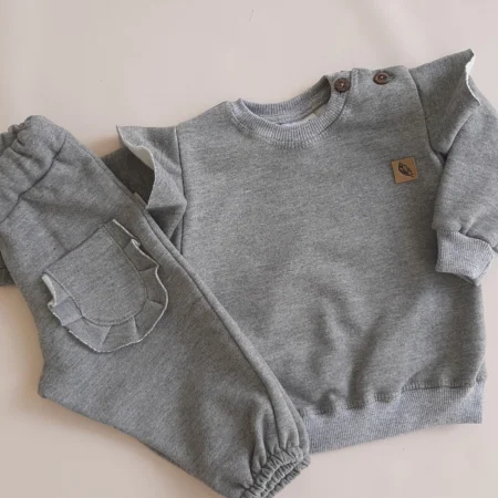 babucha bebe friza gris