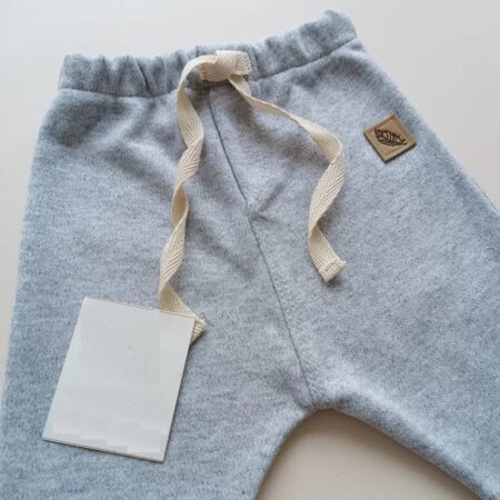legging bebe interlock gris