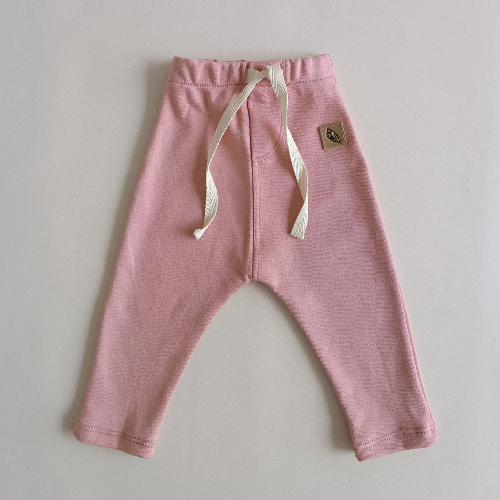 legging bebe interlock rosa viejo