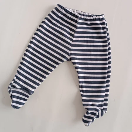 ranita bebe rayada azul