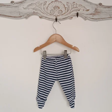 ranita bebe rayada azul