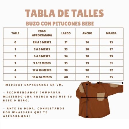 Buzo bebe Pitucones - Imagen 2