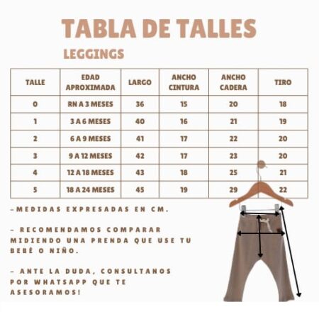 Legging bebe interlock - Imagen 2
