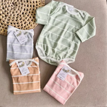 body bebe rayado unisex