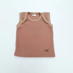 chaleco micro polar rosa viejo