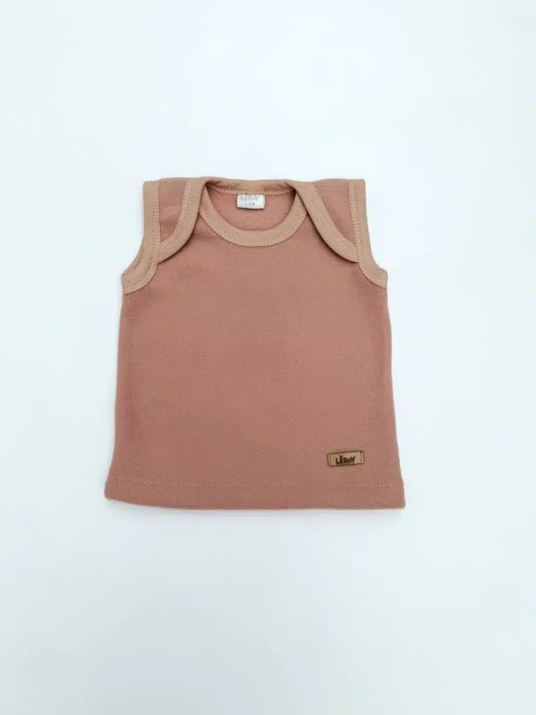 chaleco micro polar rosa viejo