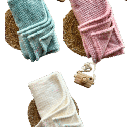 manta bebe de piel honey