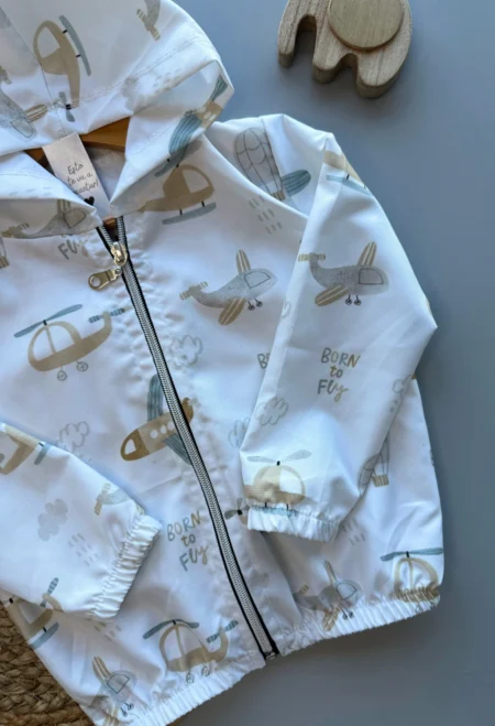 rompevientos bebe estampado volar