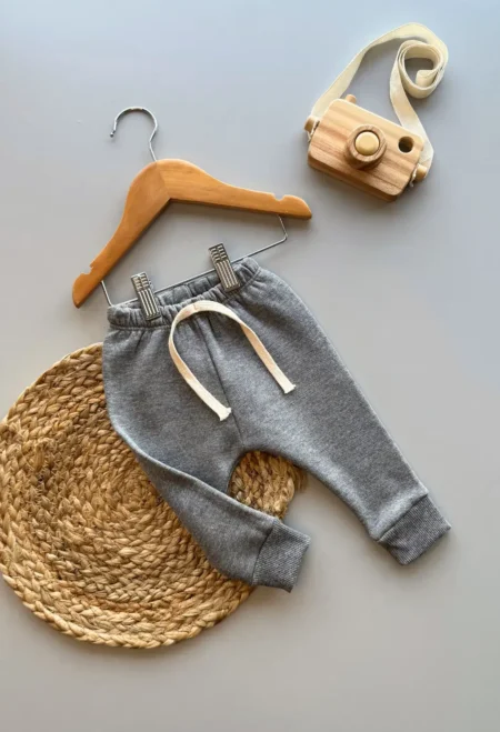 babucha soft frisada gris