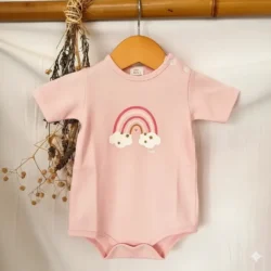 Body bebe arco iris rosa
