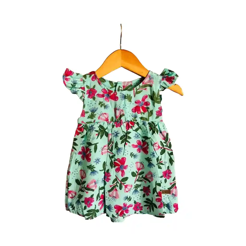 Bluza para nena flowers verde
