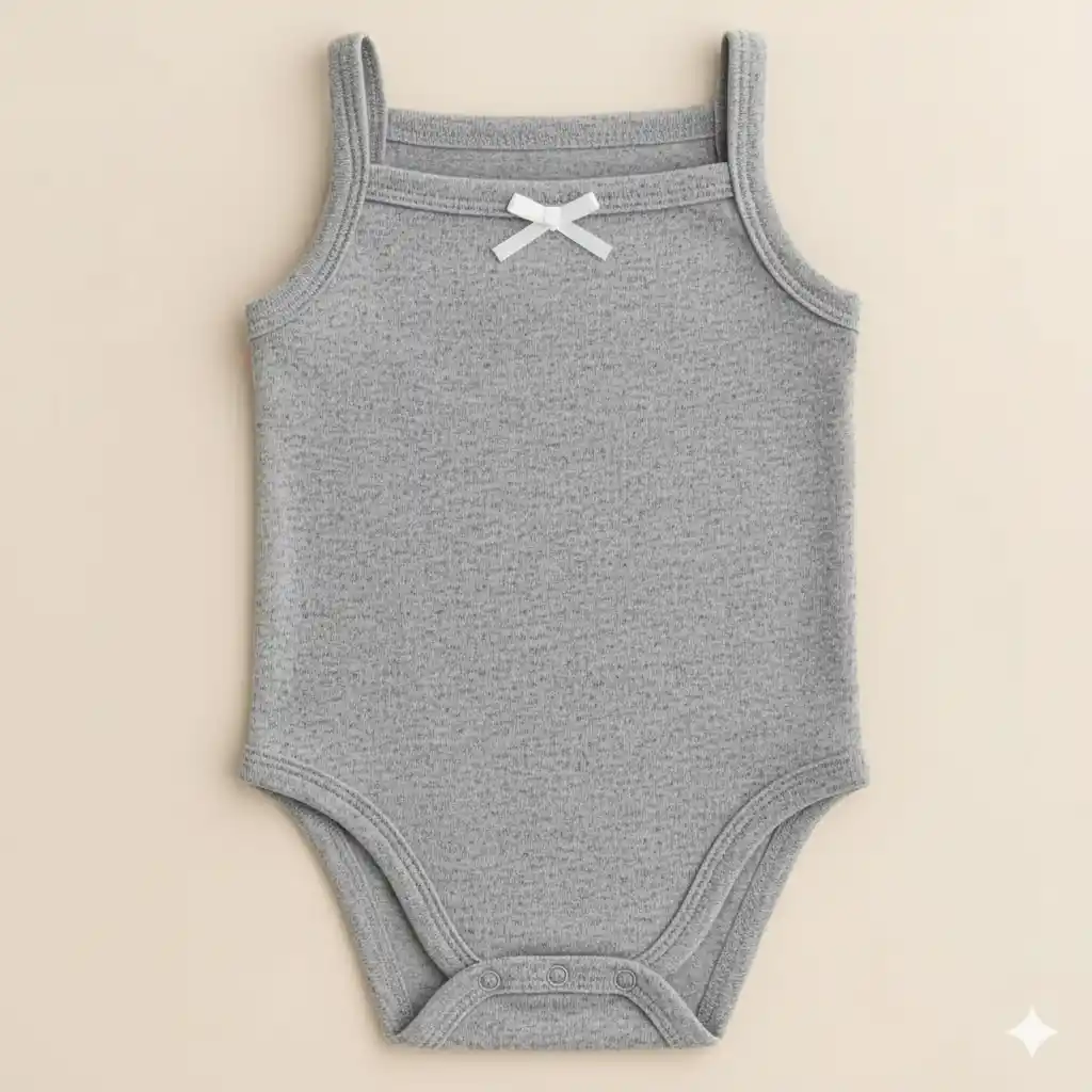 Body nena Musculosa gris