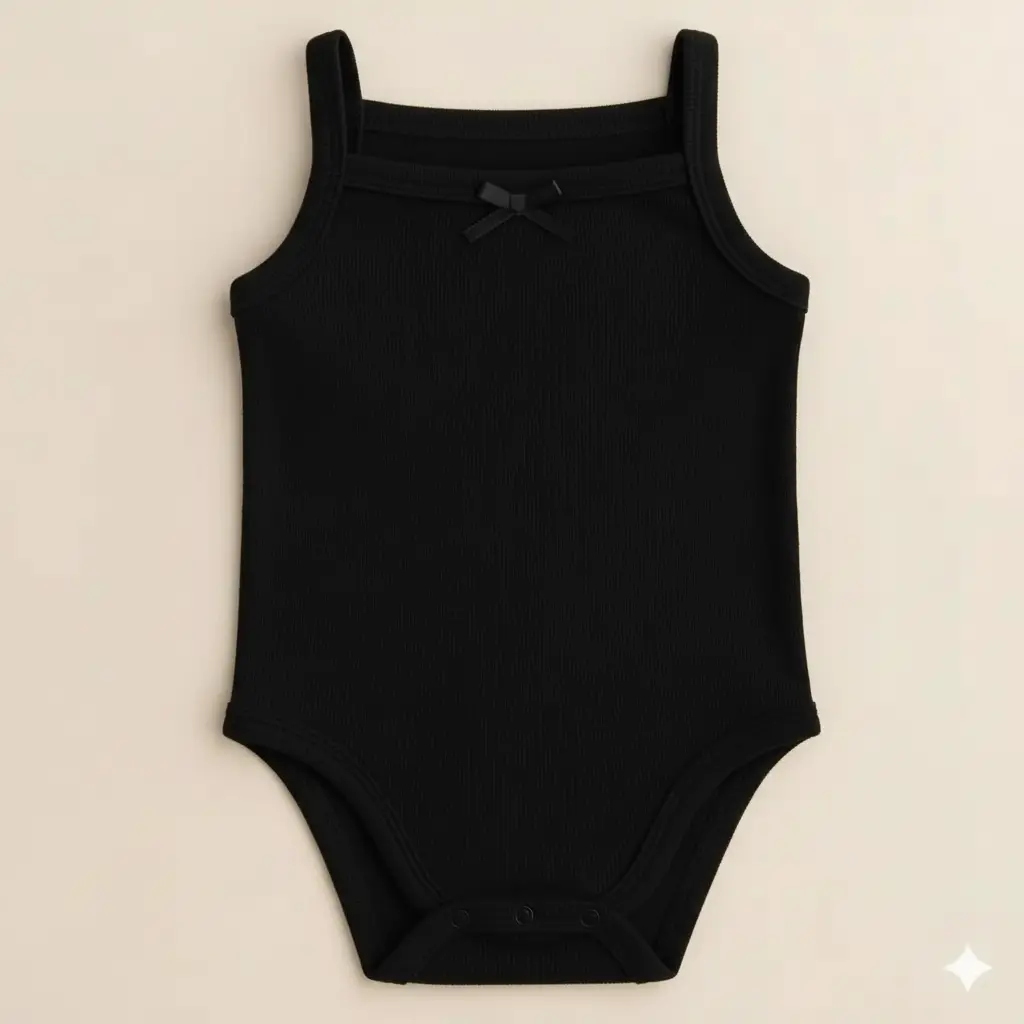 Body nena Musculosa negro