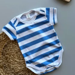 Body bebe Rayas blue