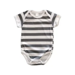 Body bebe Rayas grey