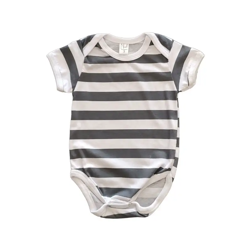 Body bebe Rayas grey