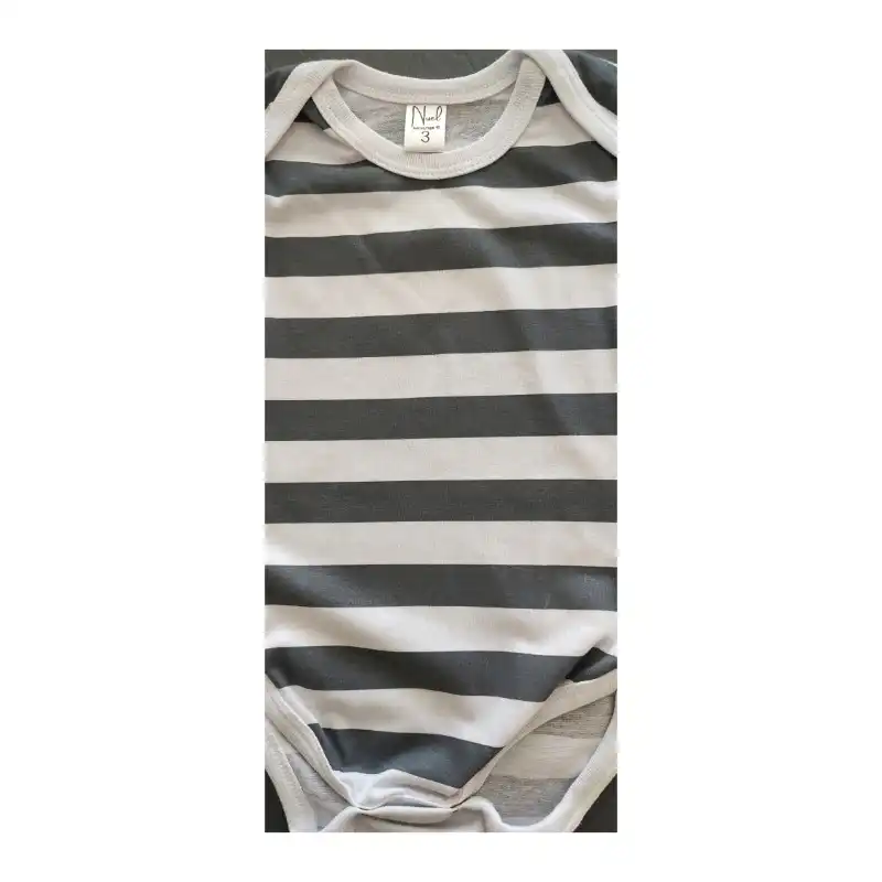 Body bebe Rayas grey - Imagen 3