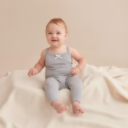 Body nena Musculosa gris