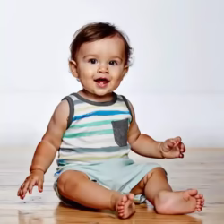 Musculosa bebe Silo verde