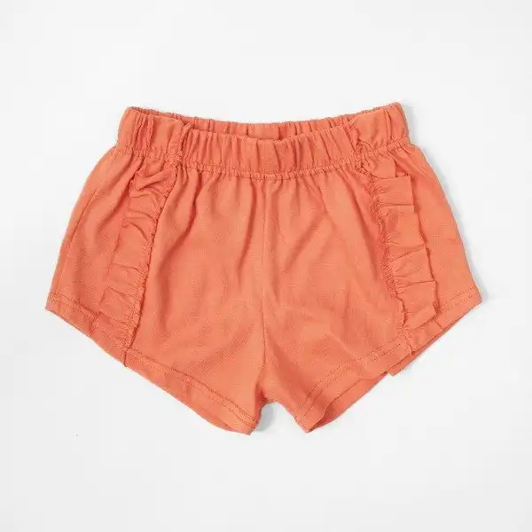 Short Nena Volados coral